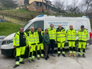 Protezione civile alla giornata della cura a Montone